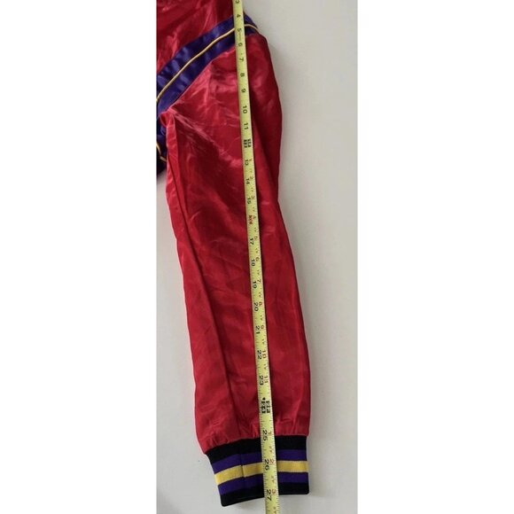 Vintage No Doubt Gwen Stefani Red Varsity Jacket  Women’s Sz L/XL Rock 90s READ! - Picture 10 of 16